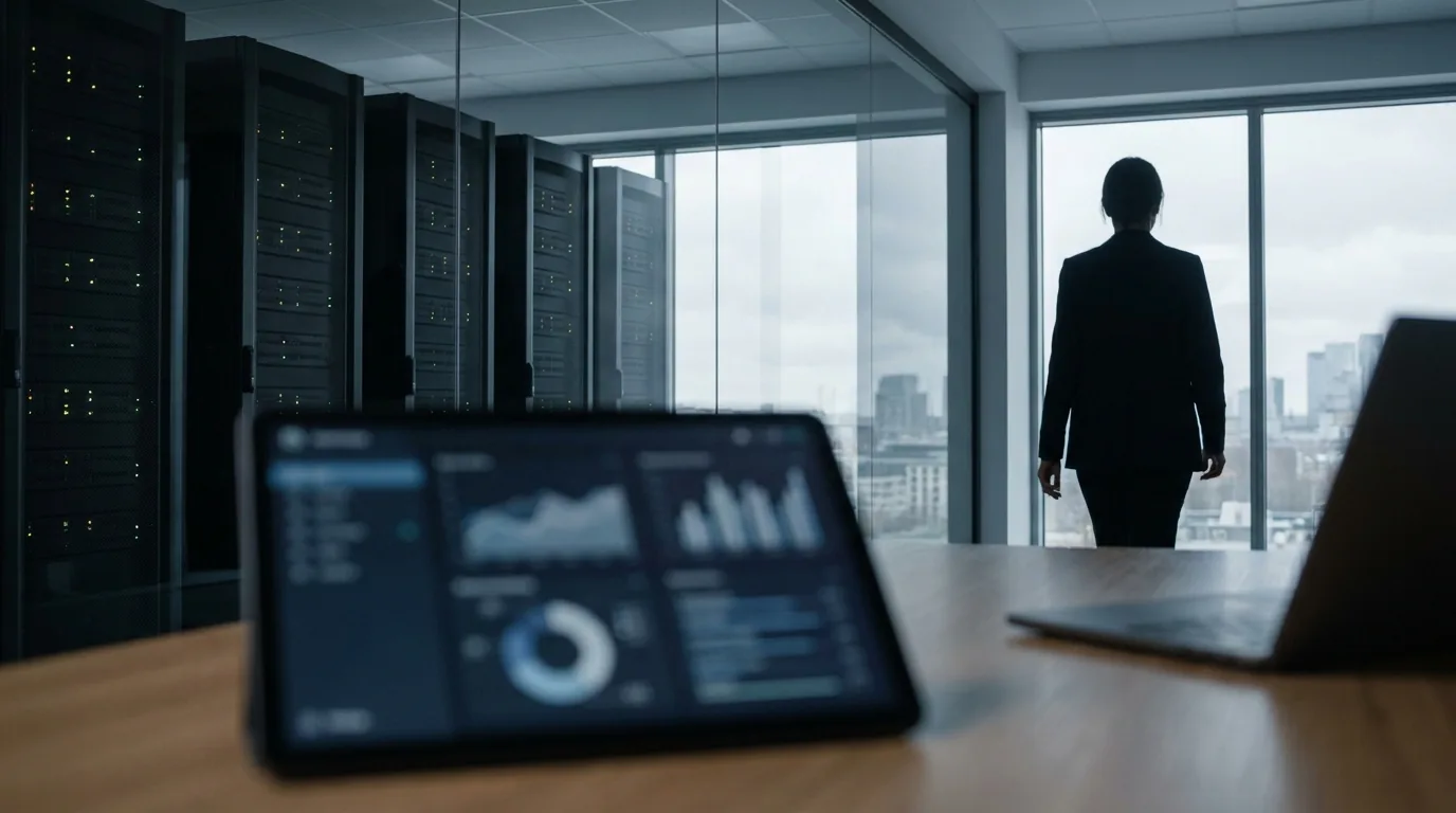 Infrastructure cloud computing avec serveurs et données distribuées sur réseau