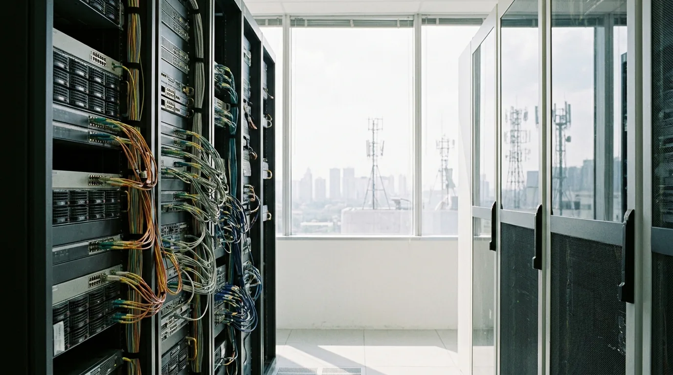 Schéma illustrant le fonctionnement d'Internet et la connexion entre ordinateurs et serveurs