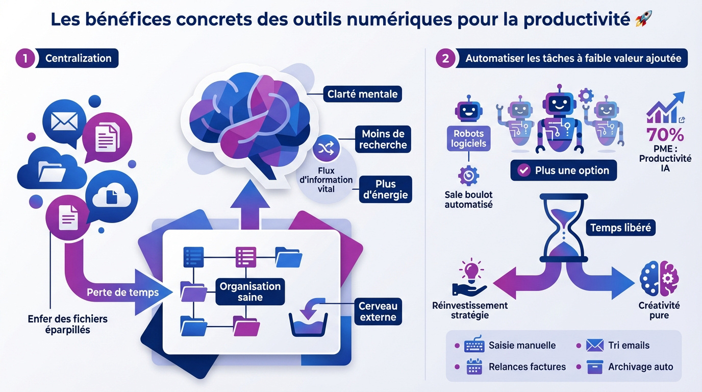 Centralisation et automatisation des flux numériques
