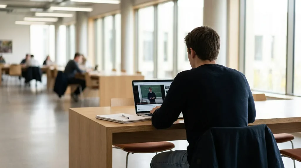 Formation en ligne MOOC : interface d'apprentissage numérique avec cours et ressources pédagogiques