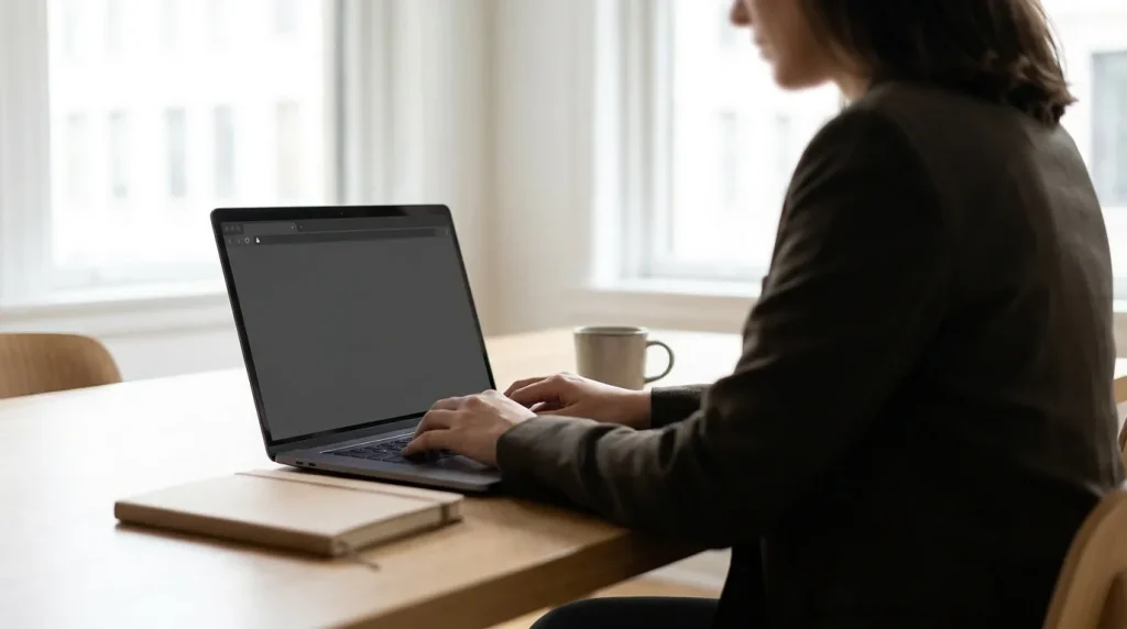 Navigateur web affichant les paramètres de navigation privée et de confidentialité