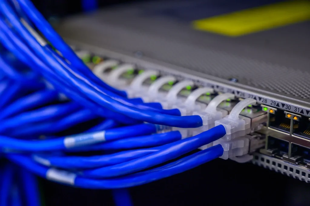 Schéma illustrant l'architecture d'un réseau local LAN avec appareils connectés