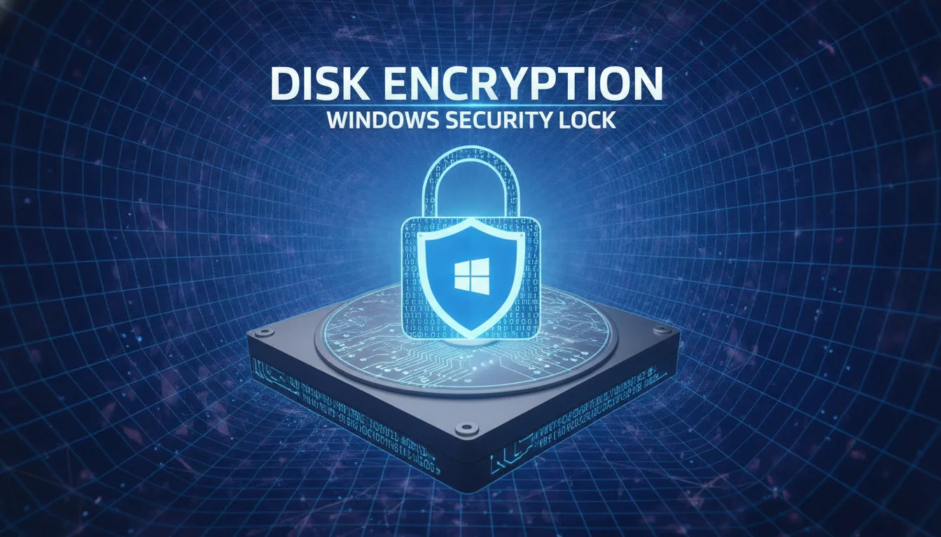 BitLocker chiffrement disque dur Windows sécurité verrou données