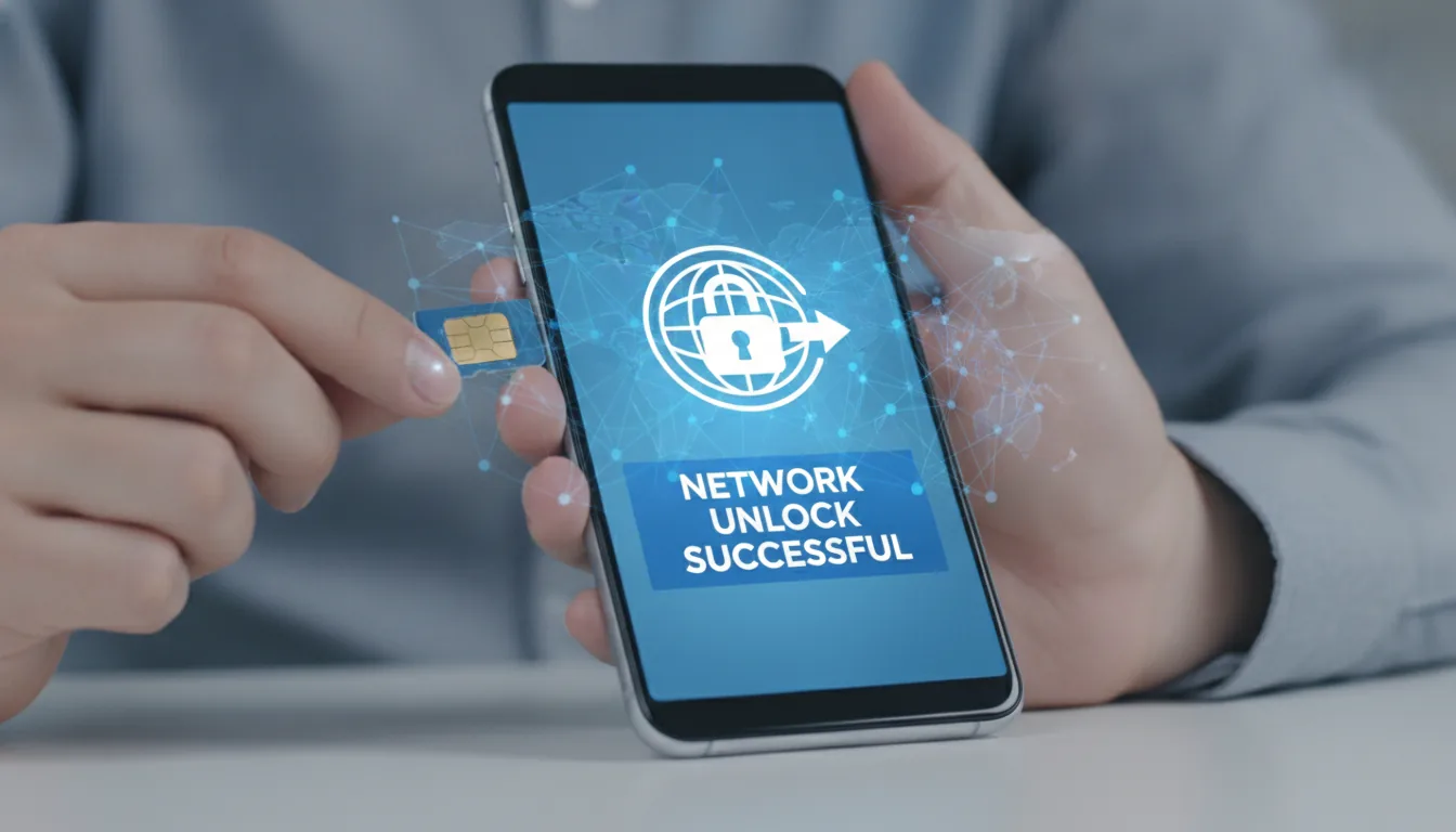 Smartphone avec carte SIM pour comprendre le desimlocker et débloquer son téléphone