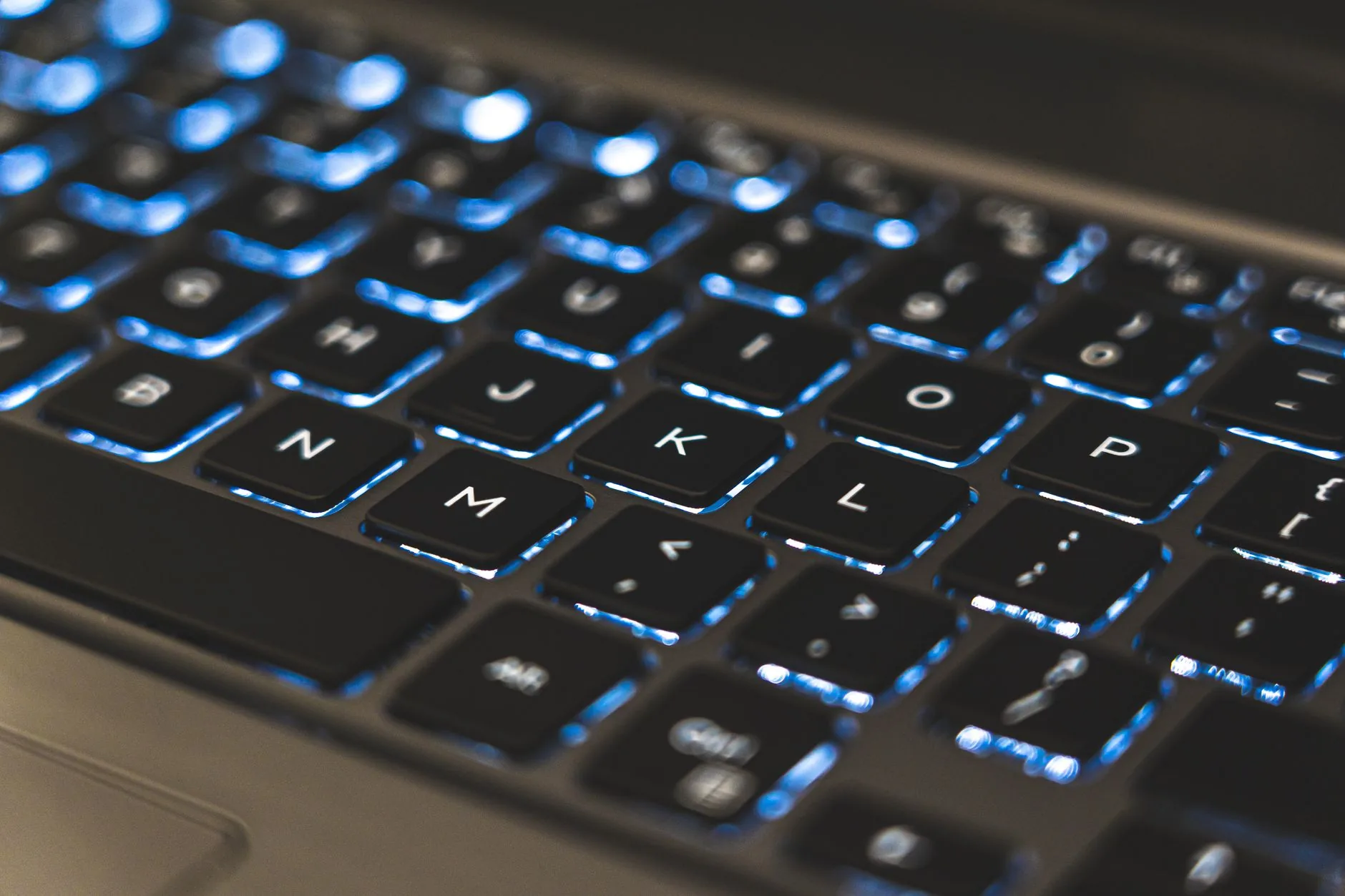 Clavier d'ordinateur portable rétroéclairé pour macro logiciel et automation professionnelle